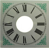 DIAL METAL 8 1/2" SQUARE ROMAN