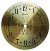 DIAL BRASS ROUND ARABIC HERSCHEDE