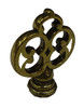 FINIAL CAST METAL GOLD WITH INTERNAL THREADS