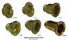 HERMLE BRASS FIXATION NUTS