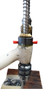 KWM BUSHING MACHINE CUSTOM CENTER SHAFT WITH JACOBS CHUCK
