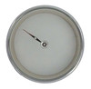 BAROMETER CHROME BEZEL 4" WITH GLASS FOR SALEM CLOCK CO. SHIPS BELL SET