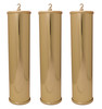 WEIGHT SHELL COMPLETE ASSEMBLY SET OF 3 GOLD FINISH FOR HERMLE 461 CABLE