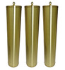 WEIGHT SHELL COMPLETE ASSEMBLY SET OF 3 SOLID BRASS FOR HERMLE 1151-050 SM BOB