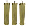 WEIGHT SHELL COMPLETE ASSEMBLY SET OF 3 GOLD FINISH FOR KSU WITH LYRE PENDULUM