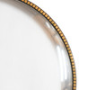 POLISHED BRASS MODERN BEZEL 5 7/8" PUSH ON STYLE