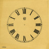 WATERBURY 5" ROMAN PAPER DIAL WITH SYMBOL - DARK ANTIQUE IVORY