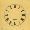 SETH THOMAS 5" ROMAN PAPER DIAL WITH FANCY NAME - DARK ANTIQUE IVORY
