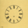 ANSONIA 5" ROMAN PAPER DIAL - DARK ANTIQUE IVORY