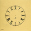 ANSONIA 4 1/2" ROMAN PAPER DIAL - DARK ANTIQUE IVORY