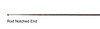 PENDULUM LYRE STANDARD RODS - NICKEL