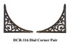 DIAL CENTER AND CORNERS WITH HEART DESIGN