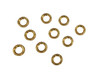 BRASS HAND NUT 4MM FOR BATTERY MOVEMENTS - 10 PIECES