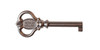 NICKEL GRANDFATHER DOOR CASE KEY