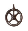 NICKEL FINISHED WEIGHT PULLEY 1.75" DIAMETER
