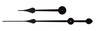 GALLERY CLOCK HANDS 10 5/8" MINUTE HAND