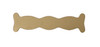 LYRE CROSS BOWTIE 53 X 14MM FOR 165 AND 140MM BOB DISC PENDULUMS - POLISHED BRASS FINISH