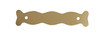 LYRE CROSS BOWTIE 73 X 16MM FOR 220MM BOB DISC PENDULUMS - POLISHED BRASS FINISH