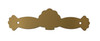 LYRE SHELL CROSS BOWTIE 94 X 25MM FOR 220MM BOB DISC PENDULUMS - POLISHED BRASS FINISH
