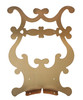 LYRE ORNAMENT PLATE 178 X 241MM FOR 270MM BOB FIT - BRUSHED SATIN FINISH