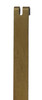 LYRE HANGER 80 X 283MM FOR 220MM BOB DISC PENDULUMS - POLISHED BRASS FINISH