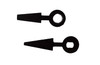 BATTERY CLOCK HANDS 1" MINUTE - BLACK