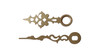 BATTERY CLOCK HANDS 1 3/8" MINUTE - GOLD