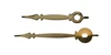 BATTERY CLOCK HANDS 2 1/4" MINUTE - GOLD