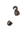 NICKEL FINISHED WEIGHT SHELL HOOK SET - M4 FEMALE