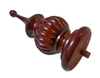 FINIAL WOOD FINISHED GLOSSY WINDSOR CHERRY 7"L - HOWARD MILLER