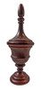 FINIAL WOOD FINISHED SATIN GLEN ARBOR CHERRY 6 3/8"L - RIDGEWAY LYNCHBURG