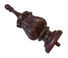 FINIAL WOOD FINISHED SATIN WINDSOR CHERRY 7 3/4"L - HOWARD MILLER JACKSON II