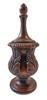 FINIAL WOOD FINISHED SATIN HAMPTON CHERRY DISTRESSED 7 3/4"L - HOWARD MILLER REAGAN