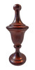FINIAL WOOD FINISHED SATIN CHERRY 6"L - RIDGEWAY