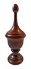 FINIAL WOOD FINISHED SATIN TUSCANY WINDSOR CHERRY 6 1/4"L - HOWARD MILLER RAMSEY