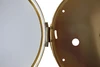 6" BRASS BEZEL AND DIAL PAN ASSEMBLY WITH SELECTOR CUTOUT - HERMLE 340-020