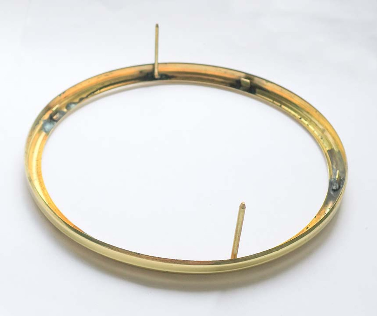 BRASS BEZEL 5 7/8" NO GLASS WITH FIXED PRONGS