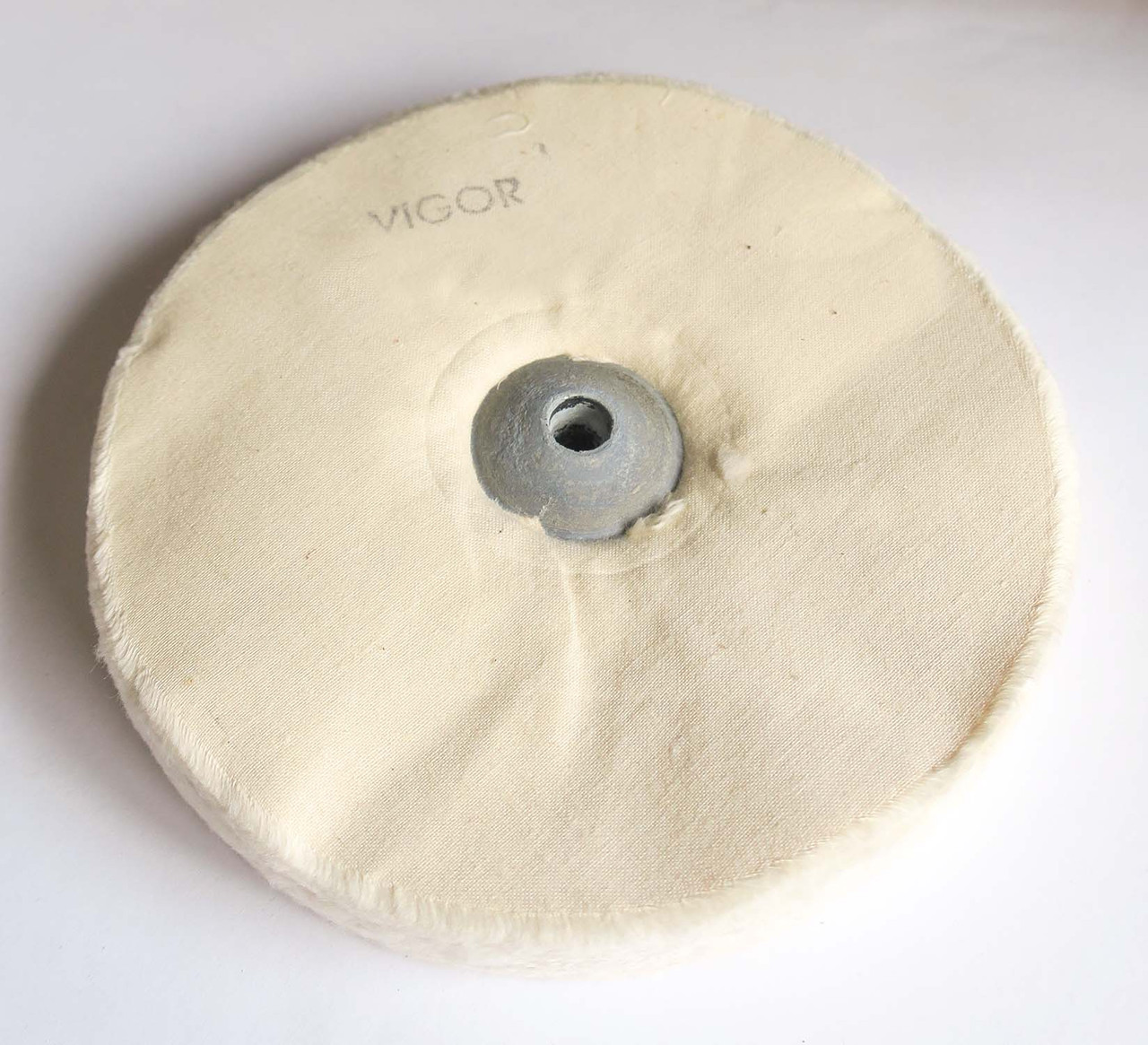 BUFF WHEEL MUSLIN WITH LEAD CENTERS