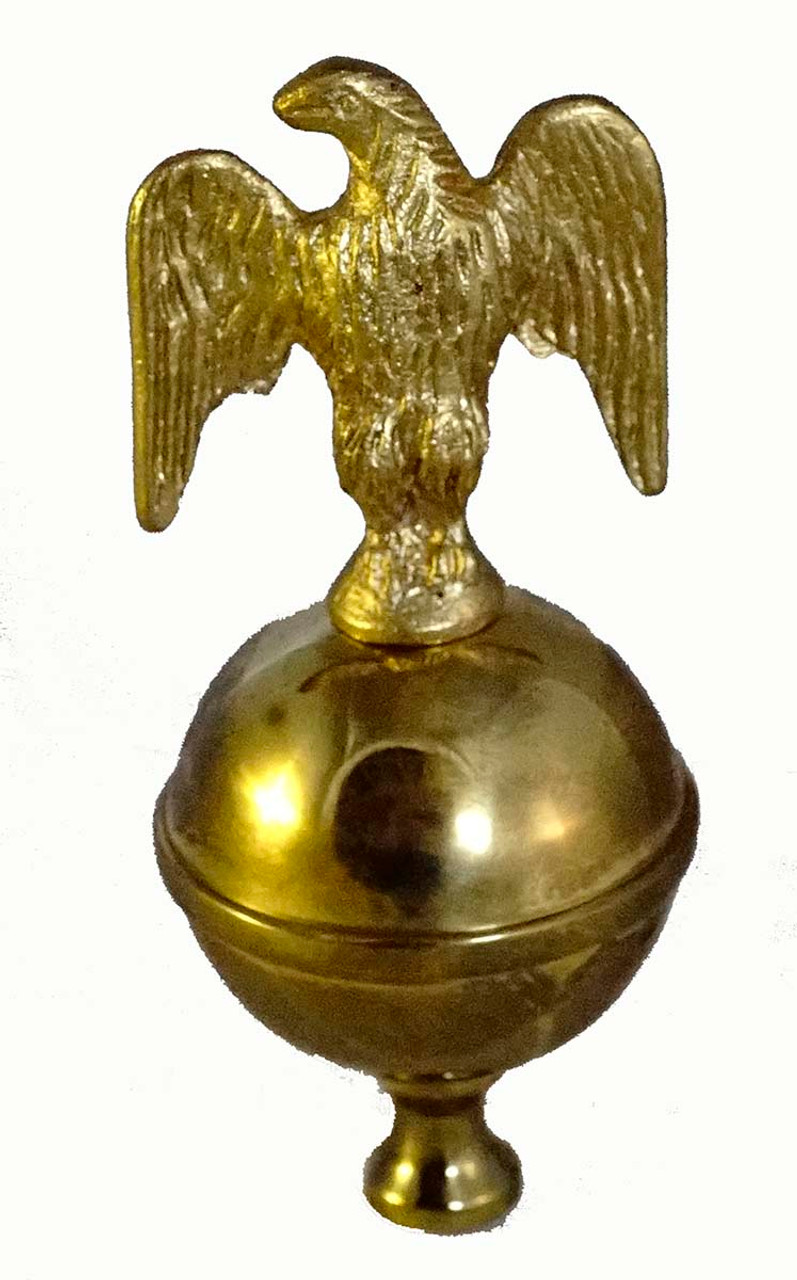 EAGLE FINIAL BRASS LEFT FACING