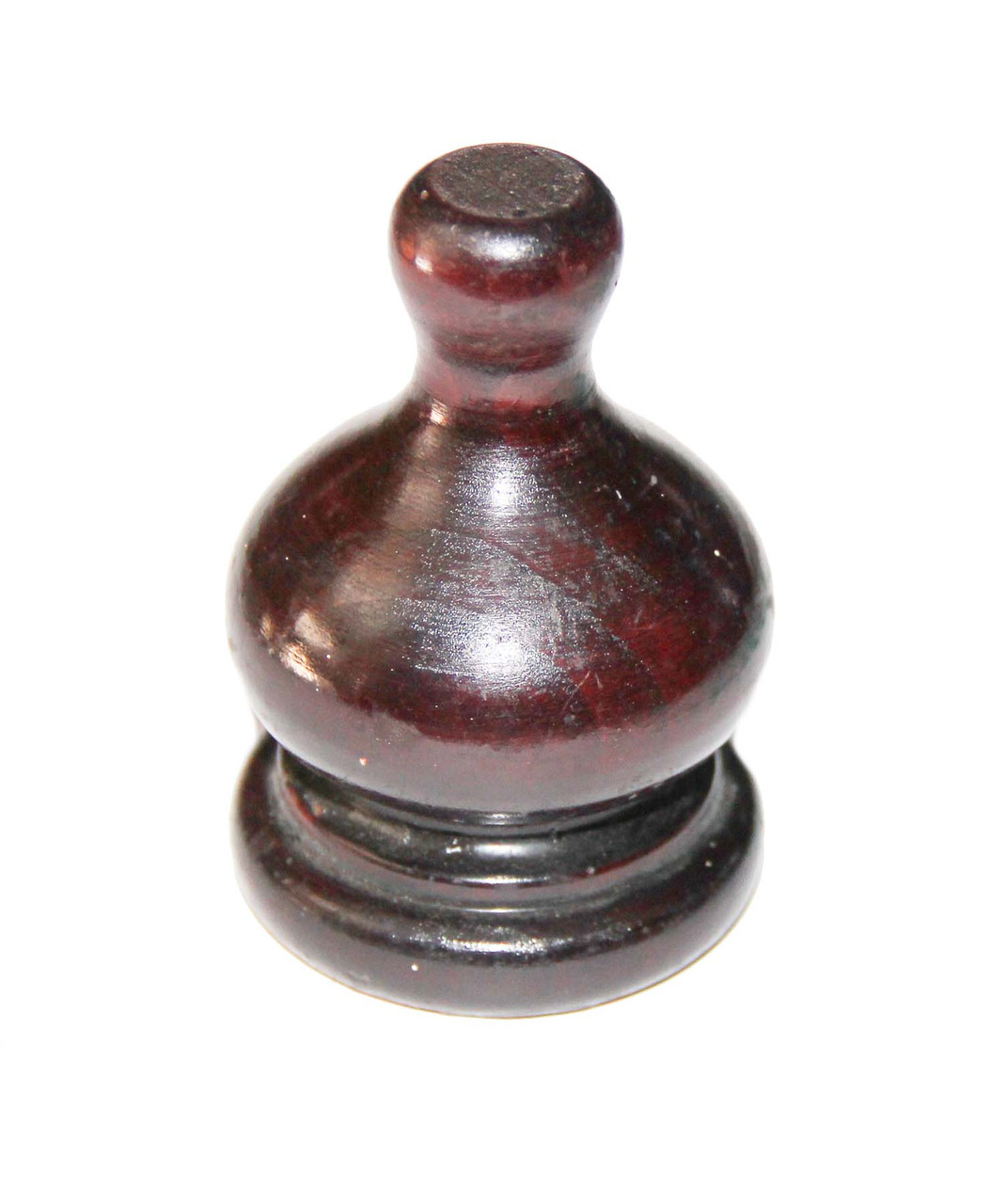 FINIAL WOOD FINISHED GLOSS CHERRY 3"L VINTAGE