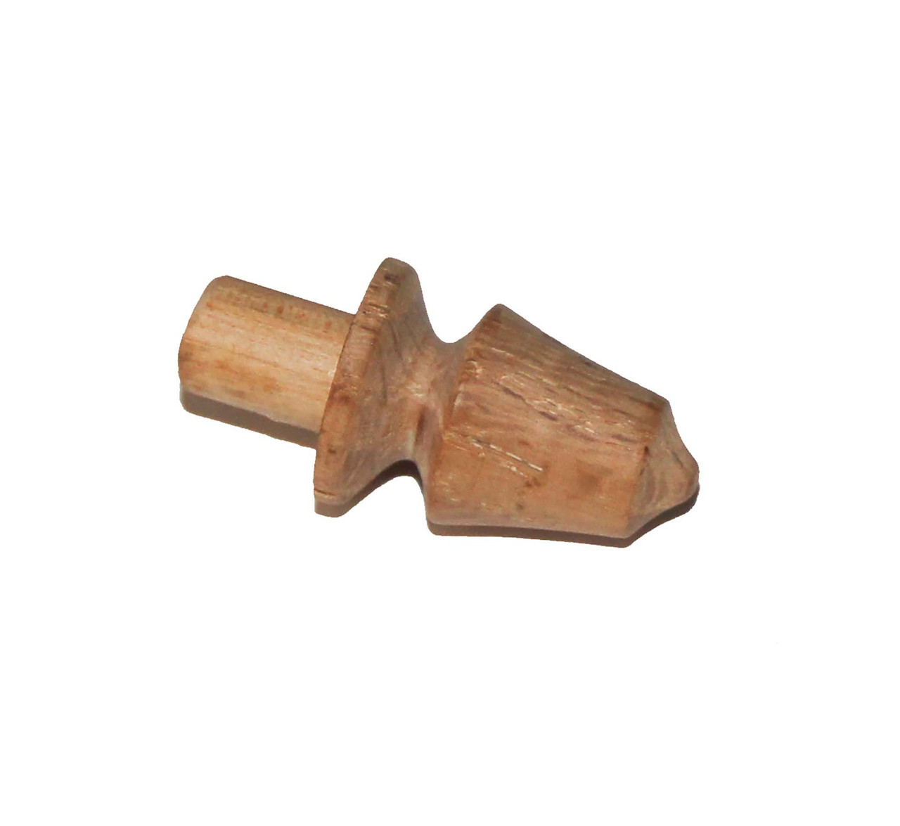 FINIAL WOOD UNFINISHED OAK 1 1/4"L