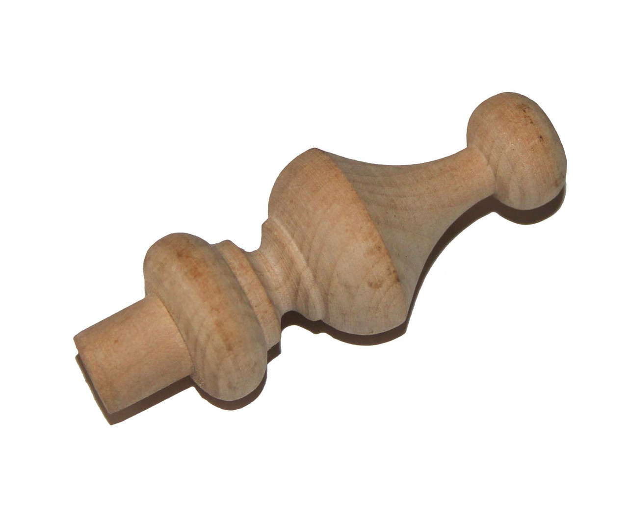 FINIAL WOOD UNFINISHED FRUIT 2 1/2"L LARGE DOWEL