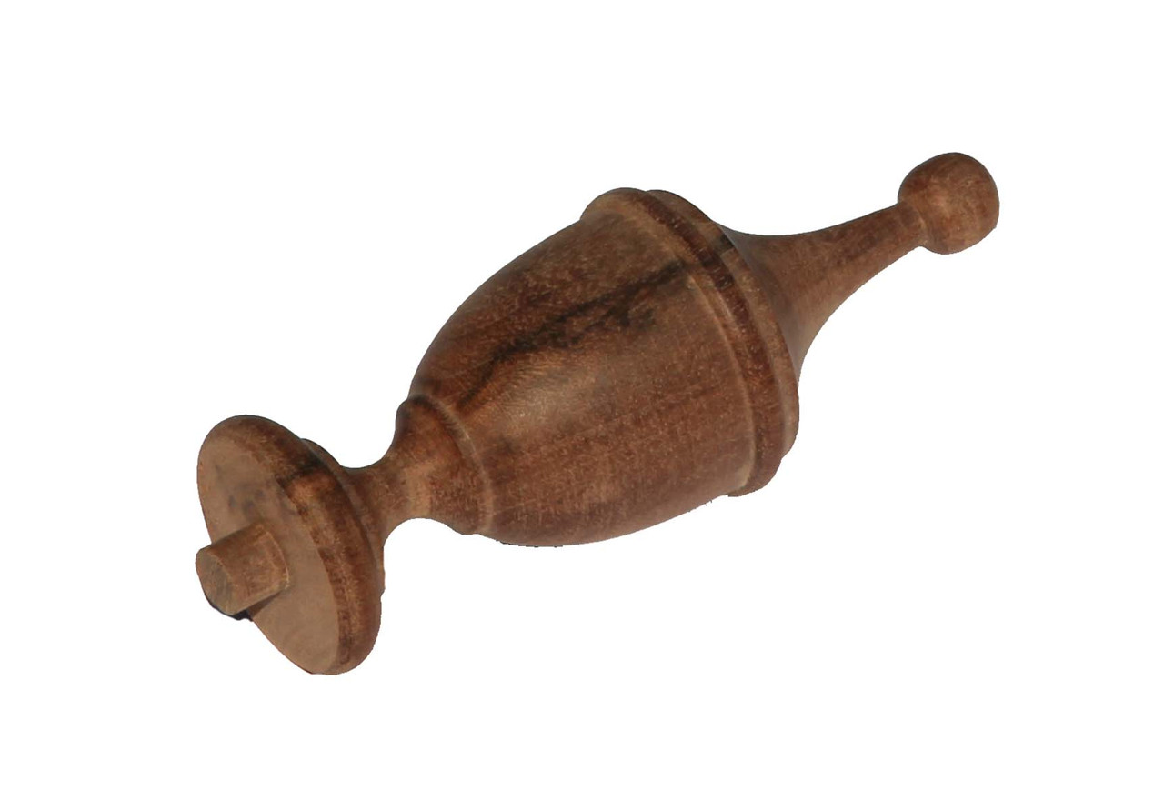 FINIAL WOOD UNFINISHED WALNUT 4 1/2"L