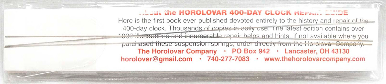 HOROLOVAR 400-DAY CLOCK SUSPENSION SPRING WIRE