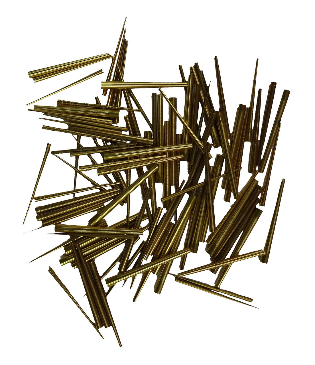 TAPERED BRASS 1" PIN ASSORTMENT - 100 PACK