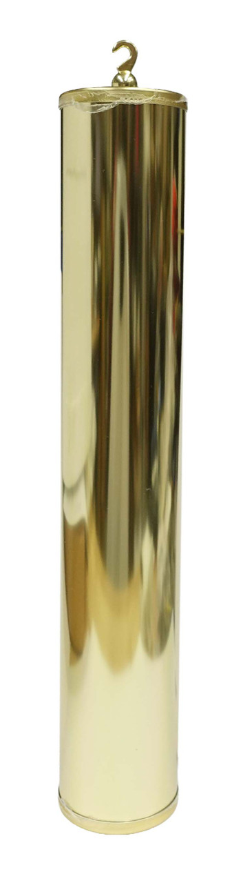WEIGHT SHELL POLISHED BRASS FINISH 47 X 272MM - SINGLE - KIENINGER SKS