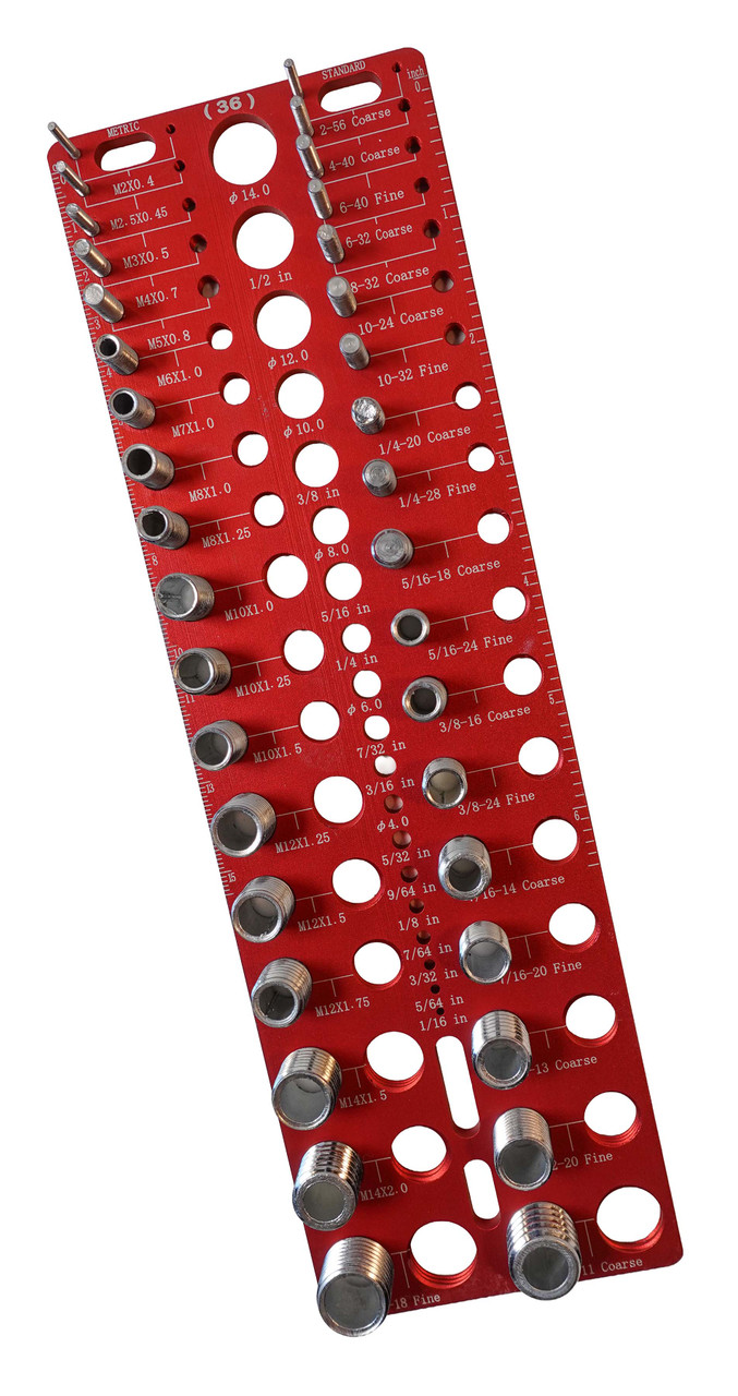 NUT AND BOLT SCREW THREAD GAUGE (INCH AND METRIC)