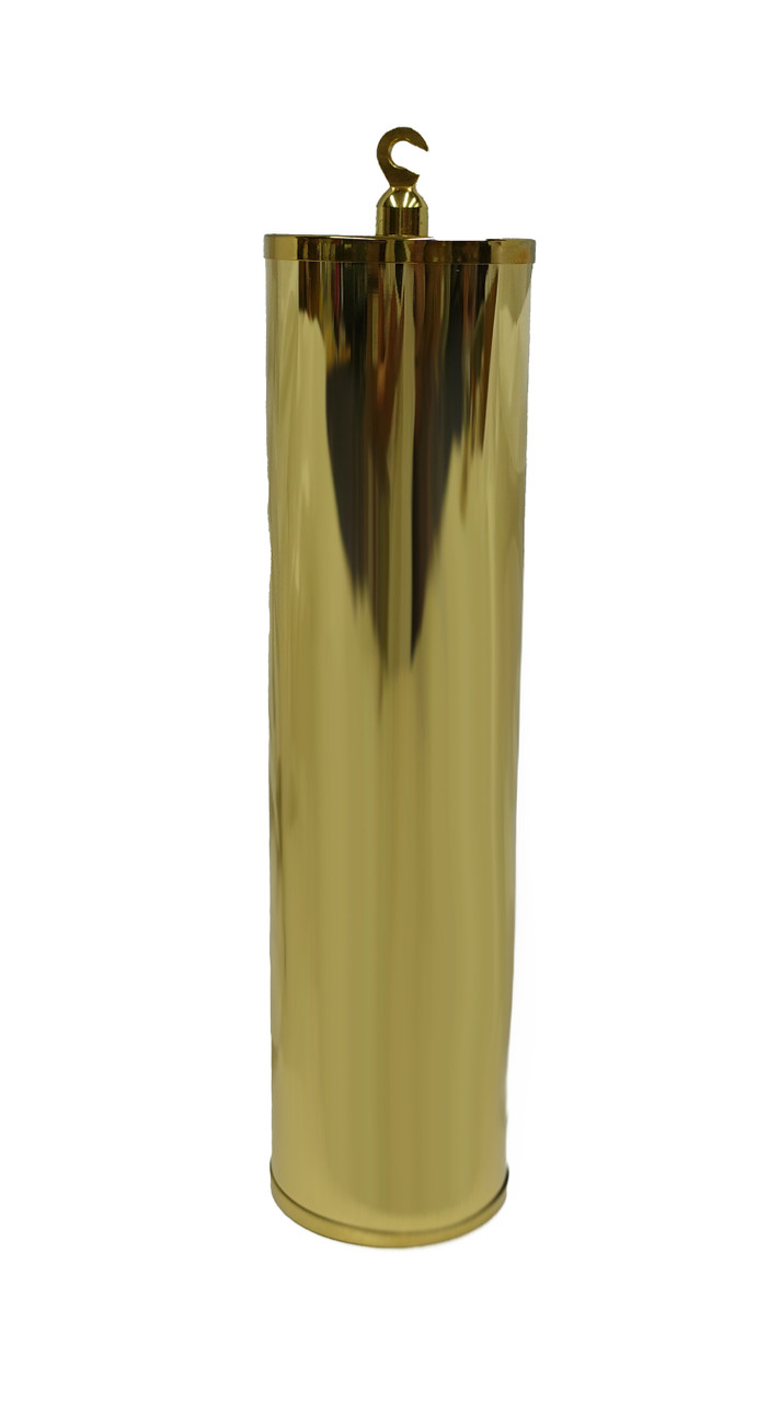 WEIGHT SHELL 50 X 195MM SOLID BRASS - GERMAN