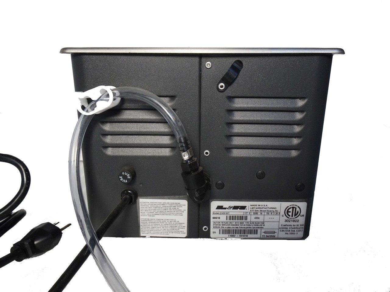 Q-140H  L&R ULTRASONIC QUANTREX CLEANER WITH HEATER