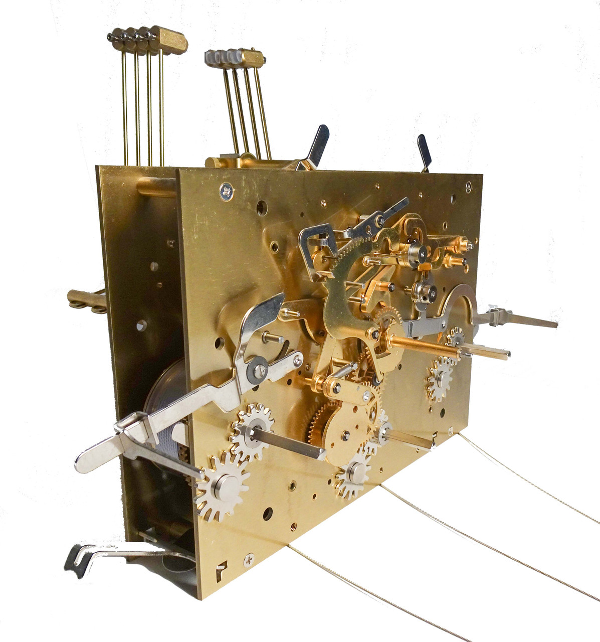 KIENINGER WESTMINSTER CHIME MOVEMENT MS 011 CHROME CABLES  - 130CM PENDULUM